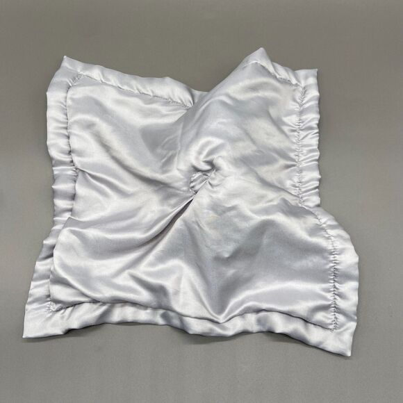 Carter’s Elephant Lovey Plush Gray Security Blanket Satin Trim Baby Comfort 14" - Picture 4 of 6